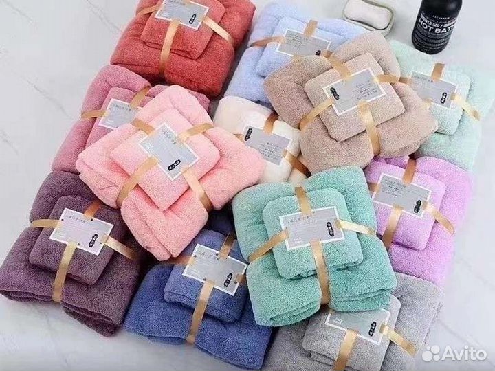 Набор из 2 полотенец микрофибра