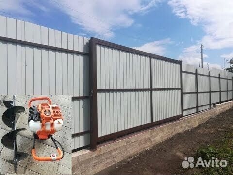 Откатные ворота под ключ