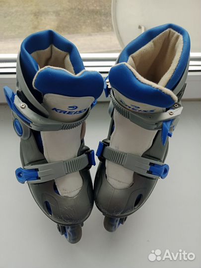 Коньки роликовые раздвижные р 30-33