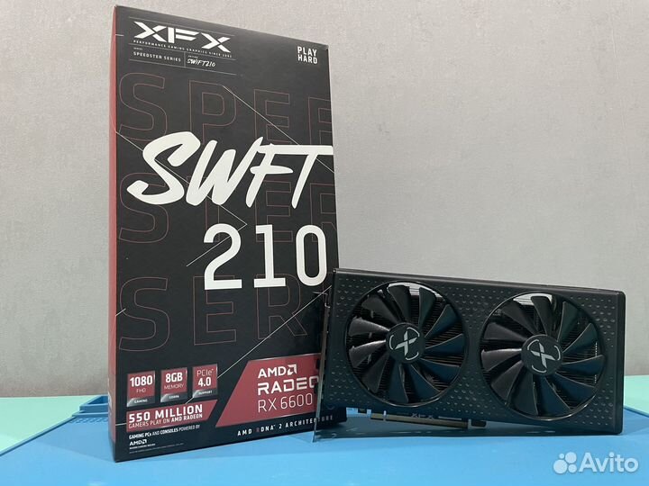 Видеокарта AMD RX 6600 XT XFX Speedster swft 210