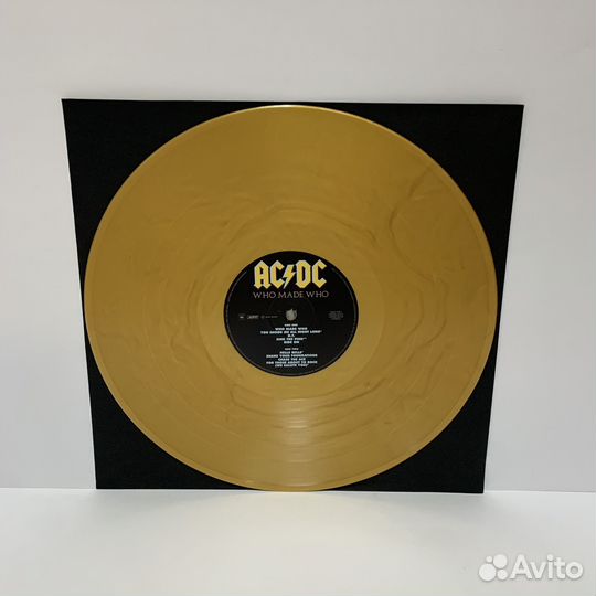 AC/DC - Who Made Who (LP) gold vinyl