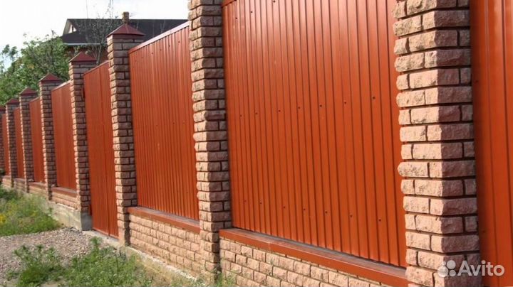 Забор из профнастила