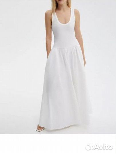 Платье-имитация топа и юбки