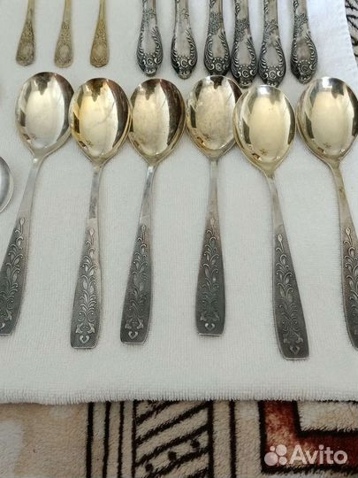 Столовые приборы мельхиор цена за одну штуку