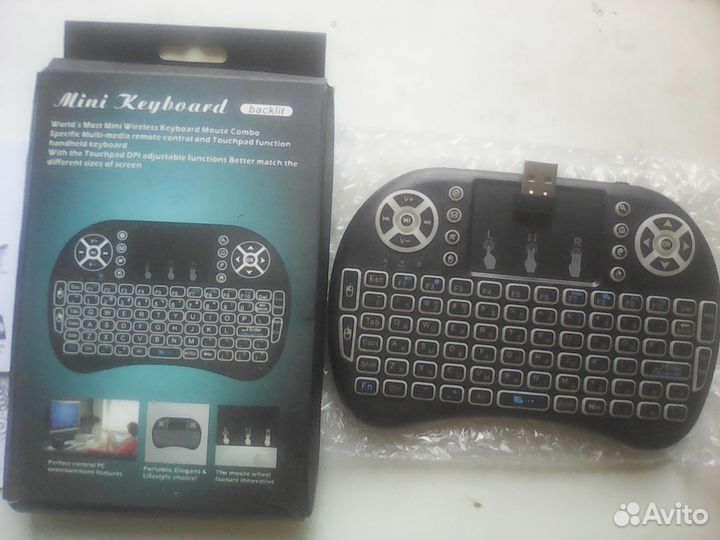 Клавиатура с мышкой беспроводная новая
