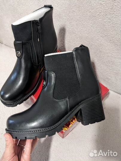 Сапоги женские р.38-39 (натуральная шерсть)