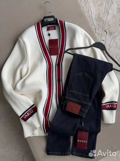 Кардиган и базовый рубашка