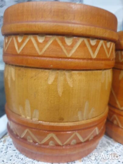 Баночки для специй Деревянные ручная работа