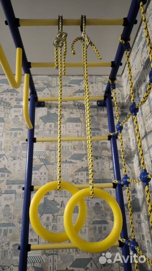 Спортивный уголок Пионер-8, пристеночный