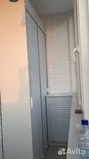 Шкаф с рольставнями на балкон любые размеры