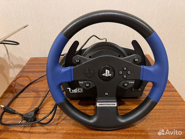 Руль Thrustmaster t150 синий
