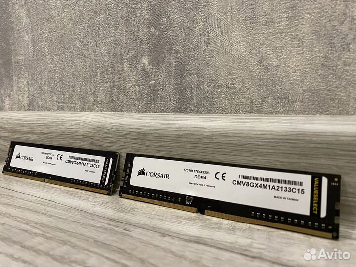 Оперативная память DDR4 16GB 2133Mhz CL15