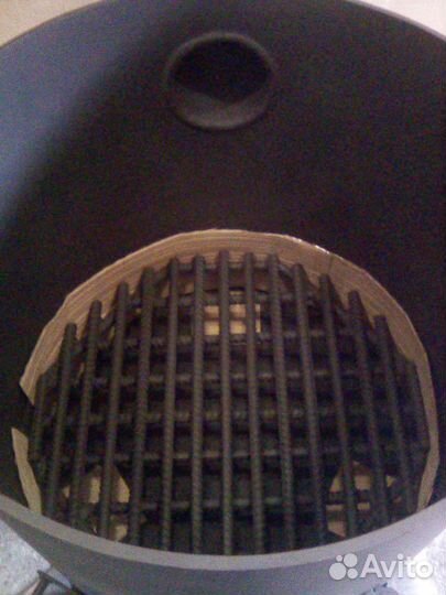 Печь под казан 22 литра с трубой из нержавейки