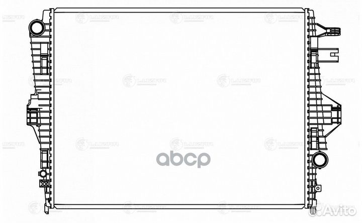 Радиатор охл. для а/м VW Touareg II (10) 3.0TD