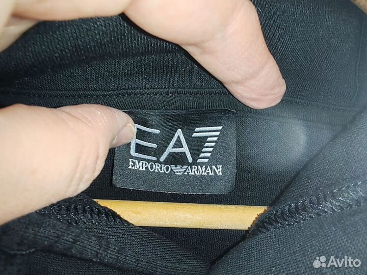 Худи мужское EA7 толстовка Emporio Armani оригинал