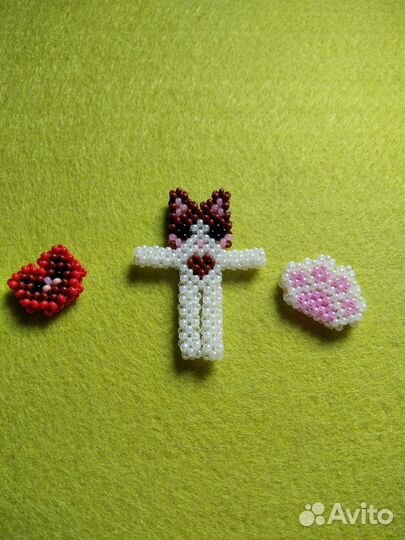 Изделия из чешского бисера. 2D фигурки и амигуруми