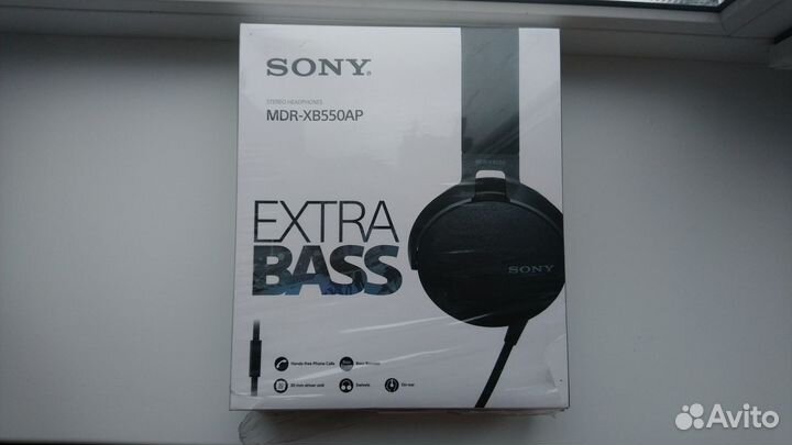 Проводные наушники sony mdr-xb550ap