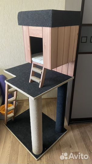 Когтеточка домик для кошки