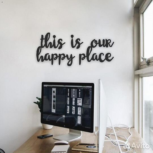 Надпись металлическая