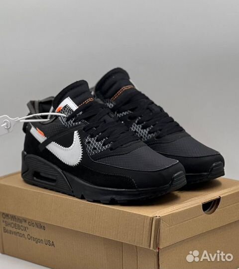 Кроссовки мужские Nike Air Max 90 & Off-White