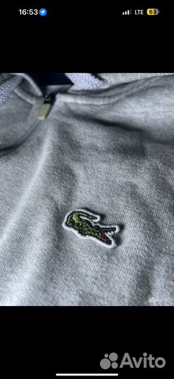 Зип худи lacoste