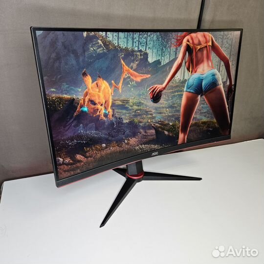 Монитор 240Hz изогнутый игровой AOC 27G2ZU