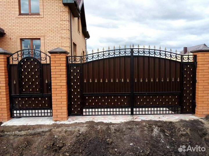 Кованые ворота