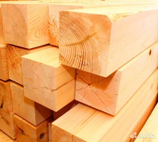 Брус сосна, камерная сушка, индивидуальные размеры