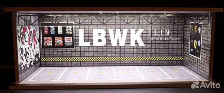 Парковка ночник для моделей 1:64