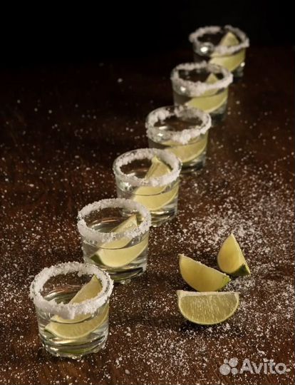 Набор стопок 6 шт по 50 мл новые