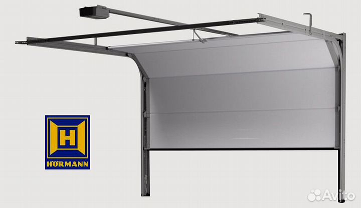 Ворота секционные подъёмные Hormann (Херманн) 2,75 м*2,124 м