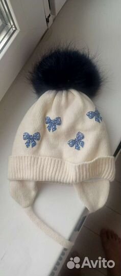 Шапка зимняя для девочки 1 3 года
