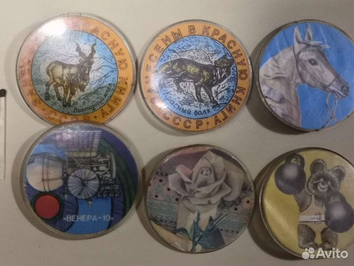 Значки круглые СССР