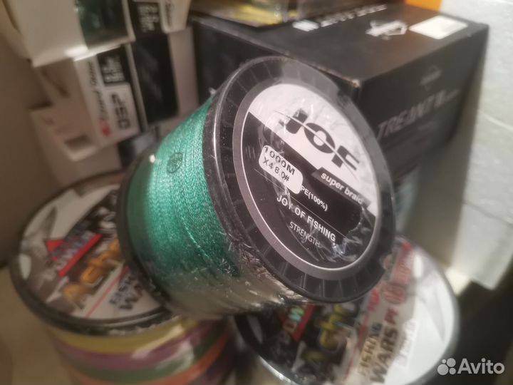 Плетенка Jof 1км 0.5мм 45кг 4-жил рыболовная