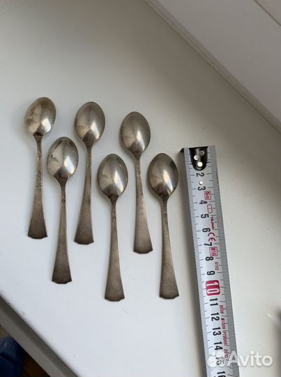 Ложки кофейные серебро 875 СССР