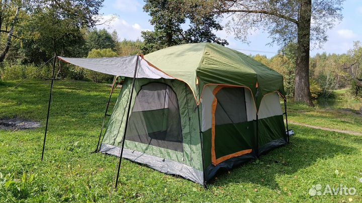 Палатка туристическая 4 местная с тамбуром