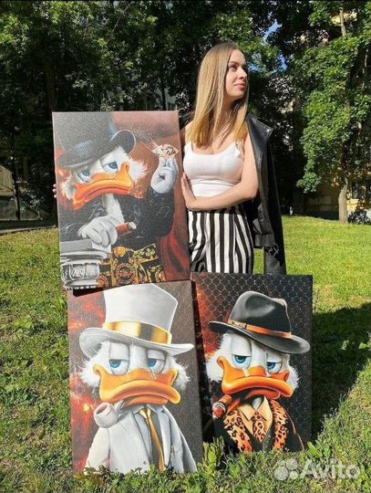 Картина на холсте скрудж макдак