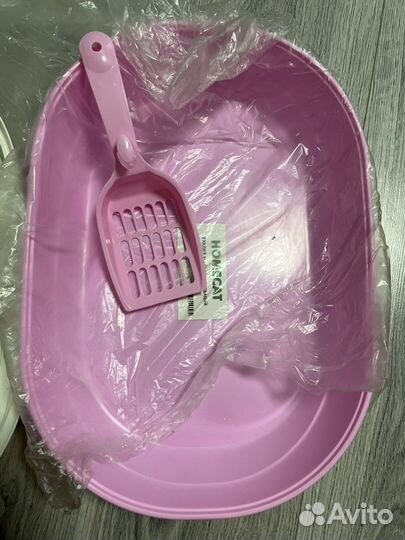 Лоток с совком для кошек