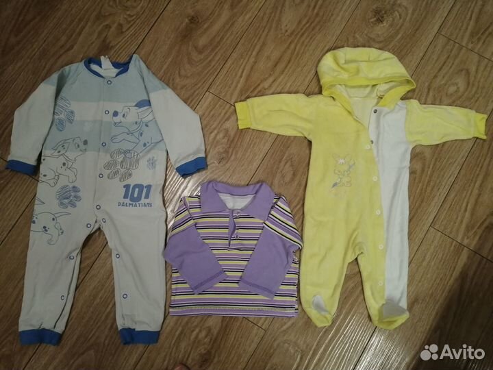 Вещи пакетом на мальчика от 56 до 68 размер