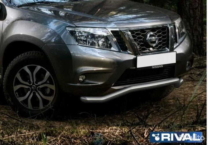 Защита переднего бампера Nissan Terrano(2014-2023)