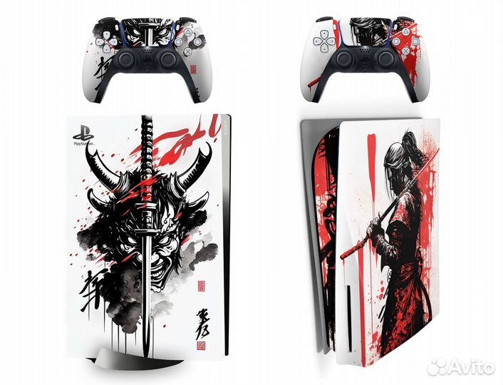 Виниловые наклейки на PlayStation 5