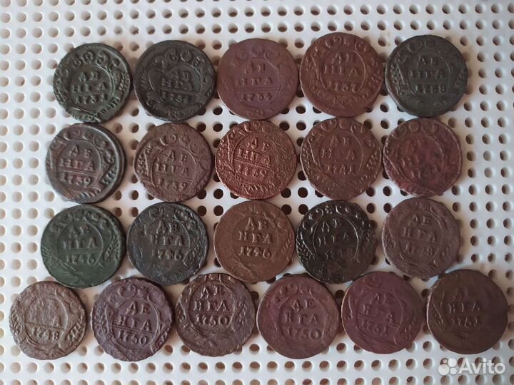 Деньга Полушка 1731 - 1761