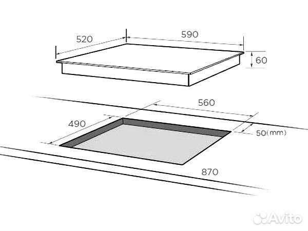 Варочная панель Midea MIH64721FIV