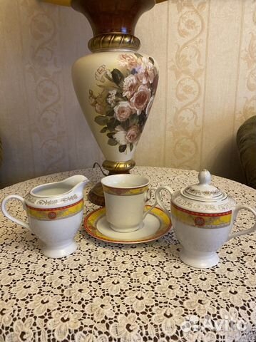 Сервиз чайный/кофейный Коралл, блюдце лфз