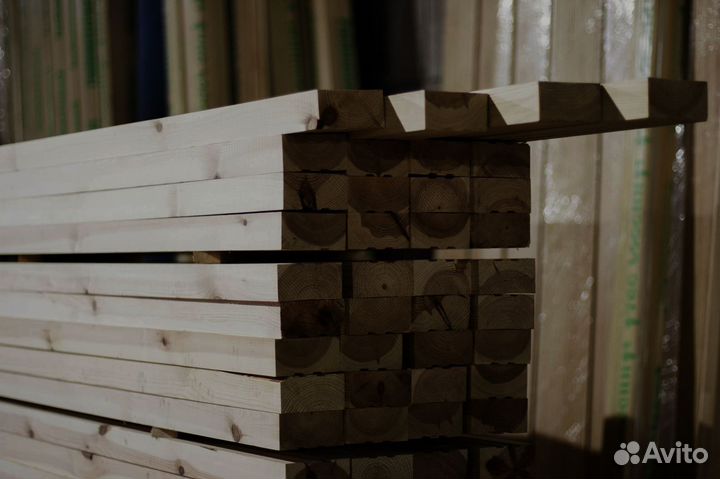 Строительный брус из лиственницы