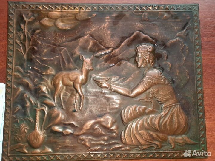 Чеканка медная СССР