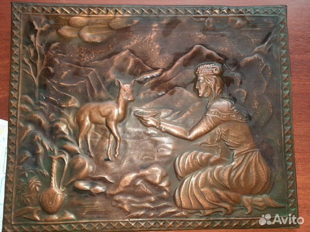 Чеканка медная СССР