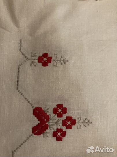 Скатерть лен СССР новая и бу