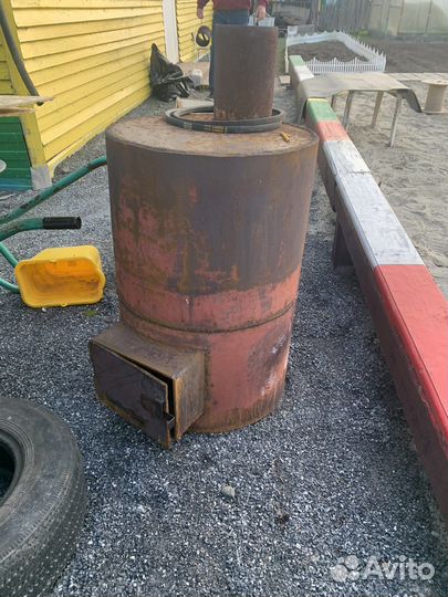 Печь буржуйка для гаража