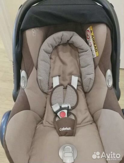 Автокресло + база maxi-cosi cabriofix 0+ (0-13)